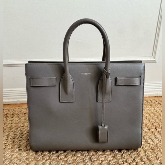 Saint Laurent Sac Du Jour Gray - Picture 4 of 5